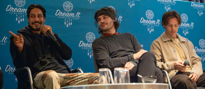 Carlos Miranda, Grey Damon & Lachlan Buchanan - First Responders Reunion 6 - Station 19