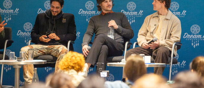 Carlos Miranda, Grey Damon & Lachlan Buchanan - First Responders Reunion 6 - Station 19