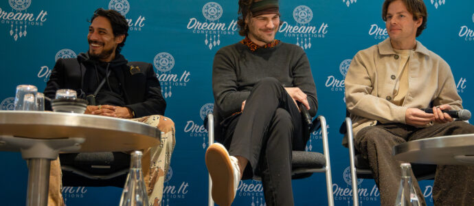 Carlos Miranda, Grey Damon & Lachlan Buchanan - First Responders Reunion 6 - Station 19