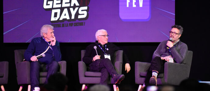 Panel Patrick Pr&eacute;jean, G&eacute;rard Surugue & Boris Rehlinger - Geek Days Rennes 2026